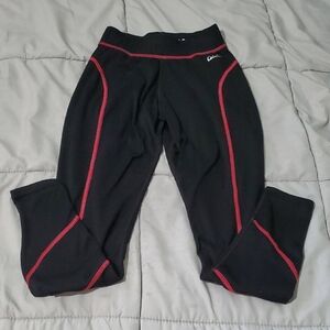 Cabela's Black Thermal Wear with Red Accents